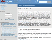 Tablet Screenshot of bikeweb.com
